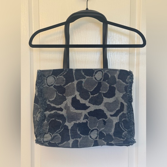 NOT 4sale Kate Spade Sam Blue Denim Floral Shoulder Tote Bag - Picture 8 of 12